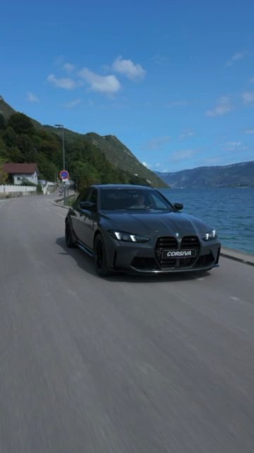 La BMW M3 Competition du groupe Corsiva sur la route